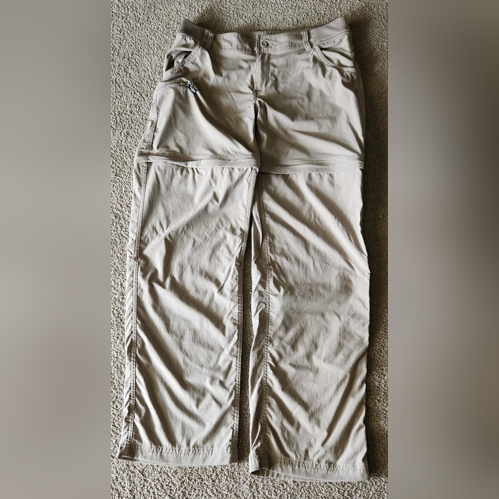 Women's World Wide Sportsman Khaki Outdoor Convertible Pants, Sz 10